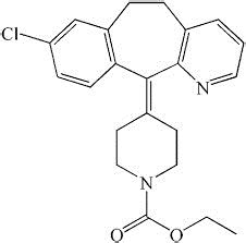 Fig. 1: Chemical structure of loratadine (LTD)