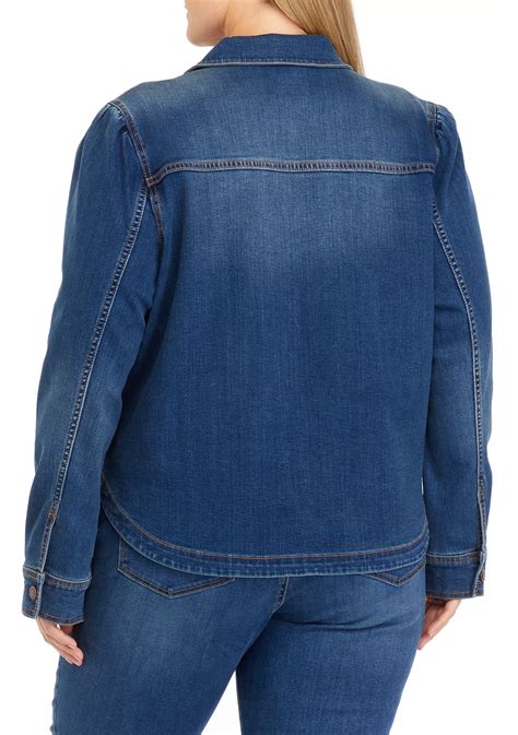 Crown & Ivy™ Plus Size Denim Jacket | Belk