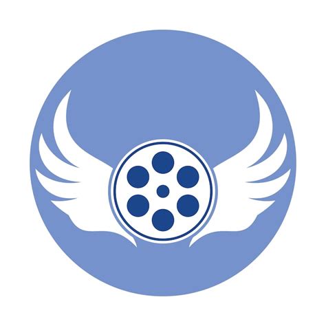 Film reel logo blue Images - Free Download on Freepik