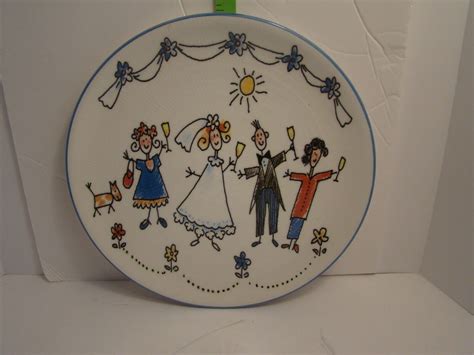 8" Wedding Plate Designed by BRUNELLI Made in Italy | eBay