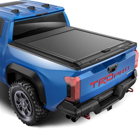 Amazon.com: Flowkottu Retractable Hard Tonneau Cover Fits 2016-2025 ...