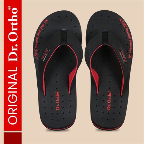 Extra Soft Slippers for Men – Black, Lightweight & Comfortable – Dr. Ortho