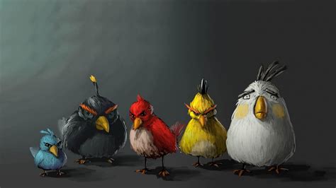 Angry Birds Yellow Bird Wallpaper