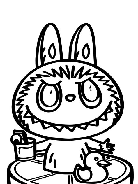 Free Printable Labubu coloring page - Download, Print or Color Online ...