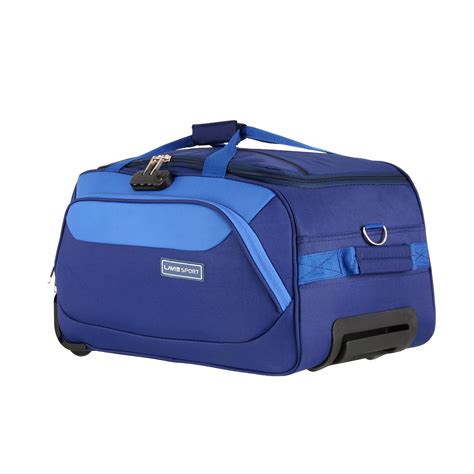 Lavie Sport 57 cms Anti-theft Voyage Wheel Duffle Bag| Trolley Bag Nav ...