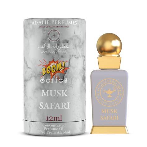 Al Alif MUSK SAFARI Boom Series Perfume Roll-On Attar