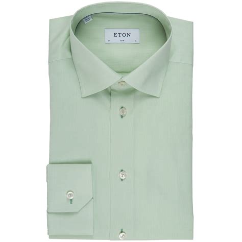 Luxury Cotton Mint Green Dress Shirt - Shirts-Dress : Fifth Avenue ...