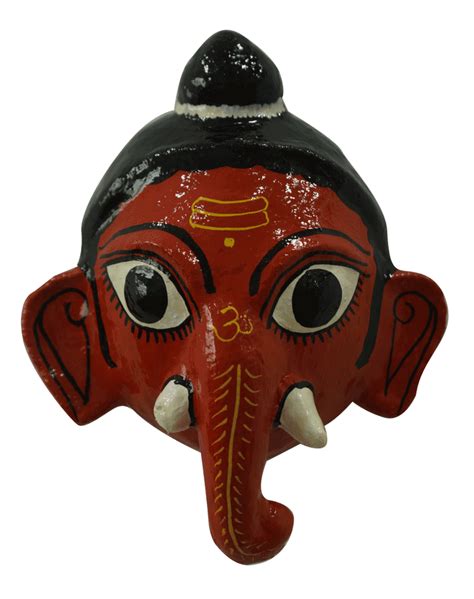 Buy Lord Ganesha In Cheriyal Mask- Religious Art