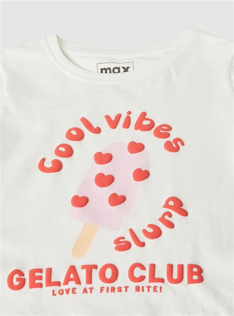 Buy Girls Embossed T-shirt Online at just Rs. 169.0 - 1000014978654 ...