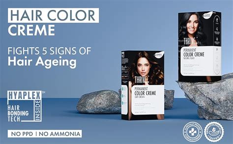 ThriveCo Crème Permanent Hair Color | 100% Grey Coverage | Hyaplex ...
