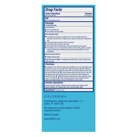 Differin Acne Benzoyl Peroxide Spot Treatment - Shop Facial cleansers & scrubs at H-E-B
