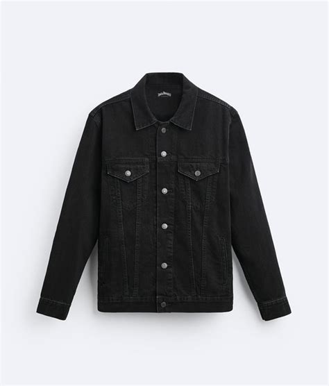 Men Black Denim Jacket – The Jack Daniel's Store
