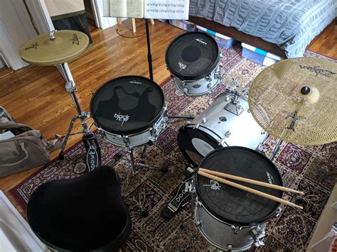 Mama's first drum kit 🤗 Plus a little extra sound dampening on the ...