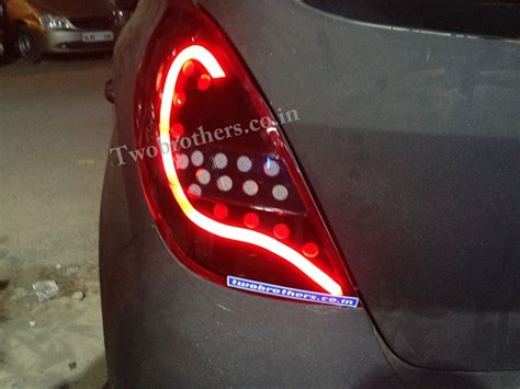 Old Model I20 Audi Style Led Tail Lights - Car Projector DRL Headlights ...