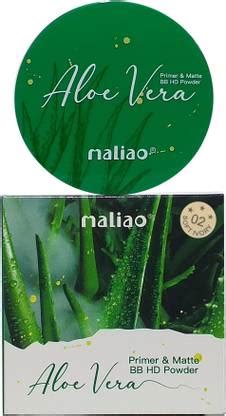 maliao Aloe Vera Prime And Matte BB HD Compact Powder Soft Ivory ...