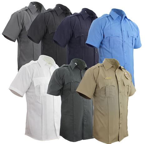 First Class 100% Polyester Short Sleeve Uniform Shirt - Security Uniform
