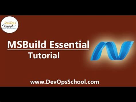 MSBuild Tutorial 的图像结果