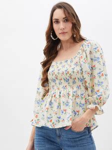 KIBO Casual Printed Women Multicolor Top - Buy KIBO Casual Printed ...