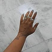 Buy Shining Diva Fashion Silver Plated Oxidised Silver Ring for Women ...