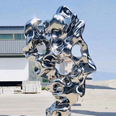 不锈钢现代太湖石雕塑_厂家图片价格-玉海雕塑