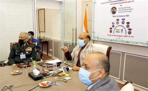 Raksha Mantri Shri Rajnath Singh launches revamped Gallantry Awards ...