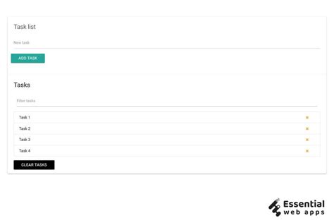 TP Do List JavaScript 的图像结果