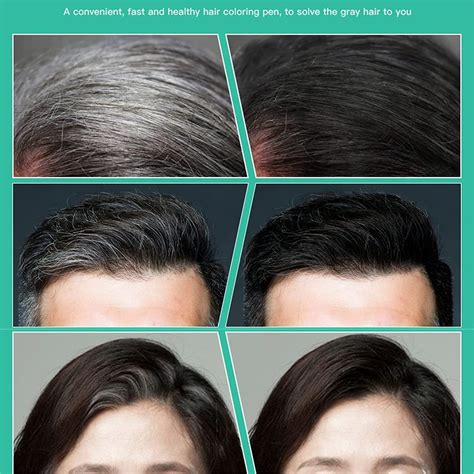 Buy Disposable Coloring Agent To Cover Gray Hair, No-Wash Complementary ...