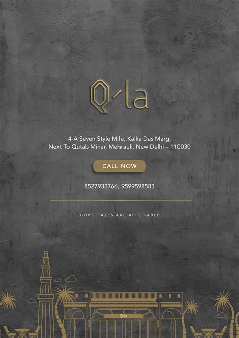 QLA | A contemporary European restaurant with global flavours to give ...