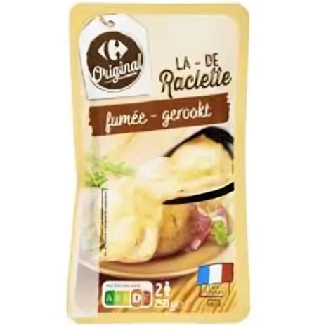 Smoked Raclette Cheese Slices 250g CARREFOUR – JITCO