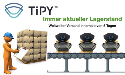 Tipy Keyboard – TiPY Versandfertig im Lager