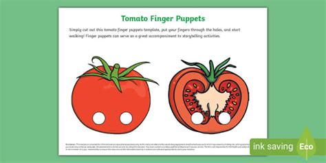 Tomato Finger Puppets | Twinkl | Finger Puppets | KS1