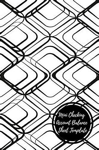 Buy Mini Checking Account Balance Sheet Template: Bank Transaction ...
