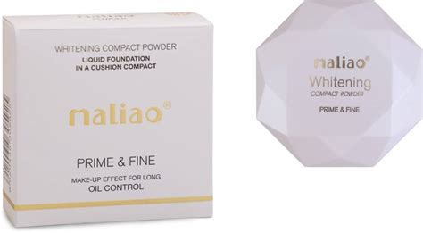 maliao Prime & Fine oil control Crystal Compact with soft puff (Shade ...