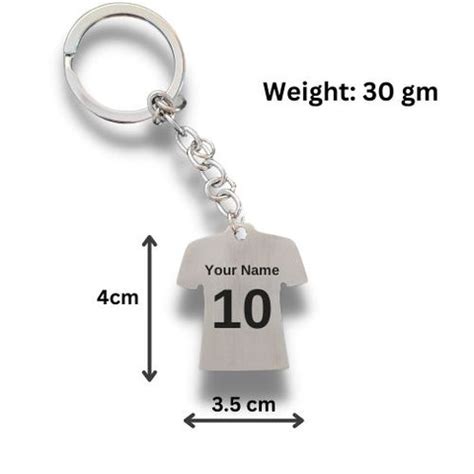 Personalised Jersey Keychain - Custom Sports Gift – Foundation Gift