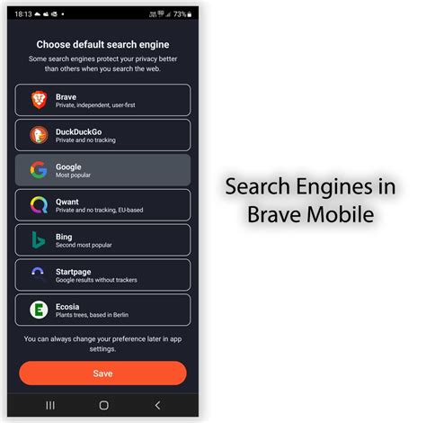 Image result for Brave Search Features