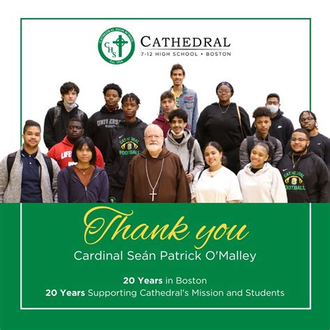 Congratulations to Cardinal Seán Patrick O’Malley who is celebrating 20 ...