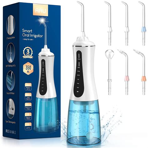 Cordless Water Dental Flosser for Teeth - 350ML Portable and ...