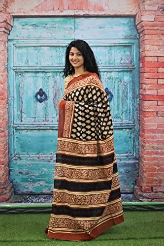 Buy JALTHER Handicrafts Women's Ikat Hand Block Print Jaipuri Cotton ...