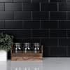 Buy Crown Heights 3 in. x 6 in. Matte Black Ceramic Wall Tile (6.03 sq ...