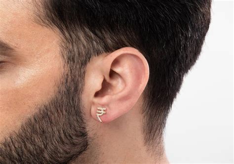 Rupee Bling Men's Ear Stud (1 Pc Only)