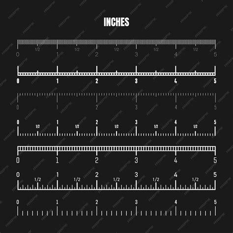 Image result for Inches Scale Vector