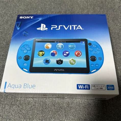 NEW SONY PS Vita Aqua Blue Console - Wi-Fi Model India | Ubuy