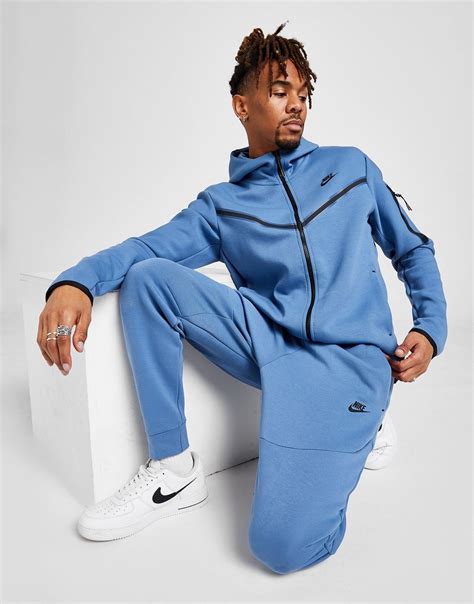 Buy nike tracksuit tech fleece blue - In stock