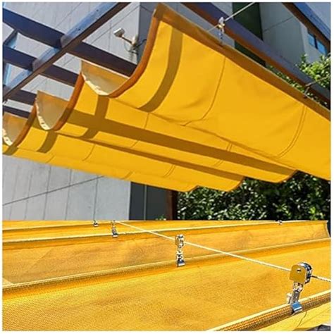 JUCCJUXIN Retractable Wave Sun Shade Sail,Wave Shade Sail India | Ubuy