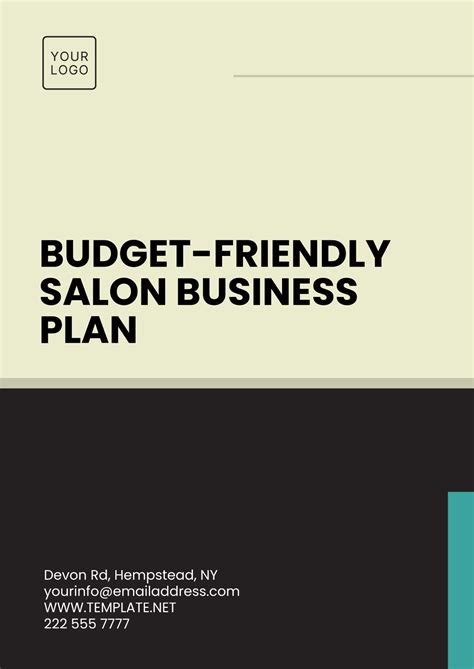 Hair Salon Business Plan Template 的图像结果