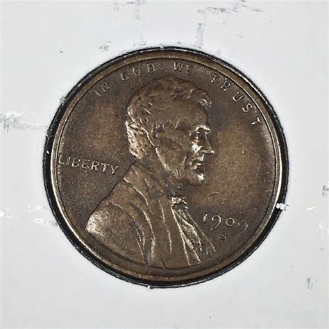 1909-S VDB Lincoln Head Wheat Cent | Property Room