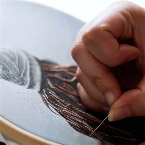 Image result for Painting Using Thread