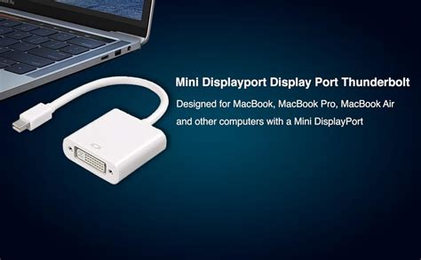 CABLESETC Mini DP Display Port to DVI Adapter Converter for Laptop ...