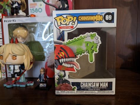 Selling chainsaw man Funko pop custom : r/customfunko