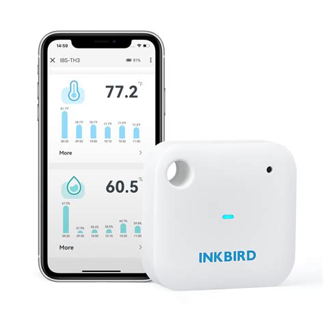 Inkbirdwifi Thermometer Hygrometer Monitor Smart Temperature Humidity ...